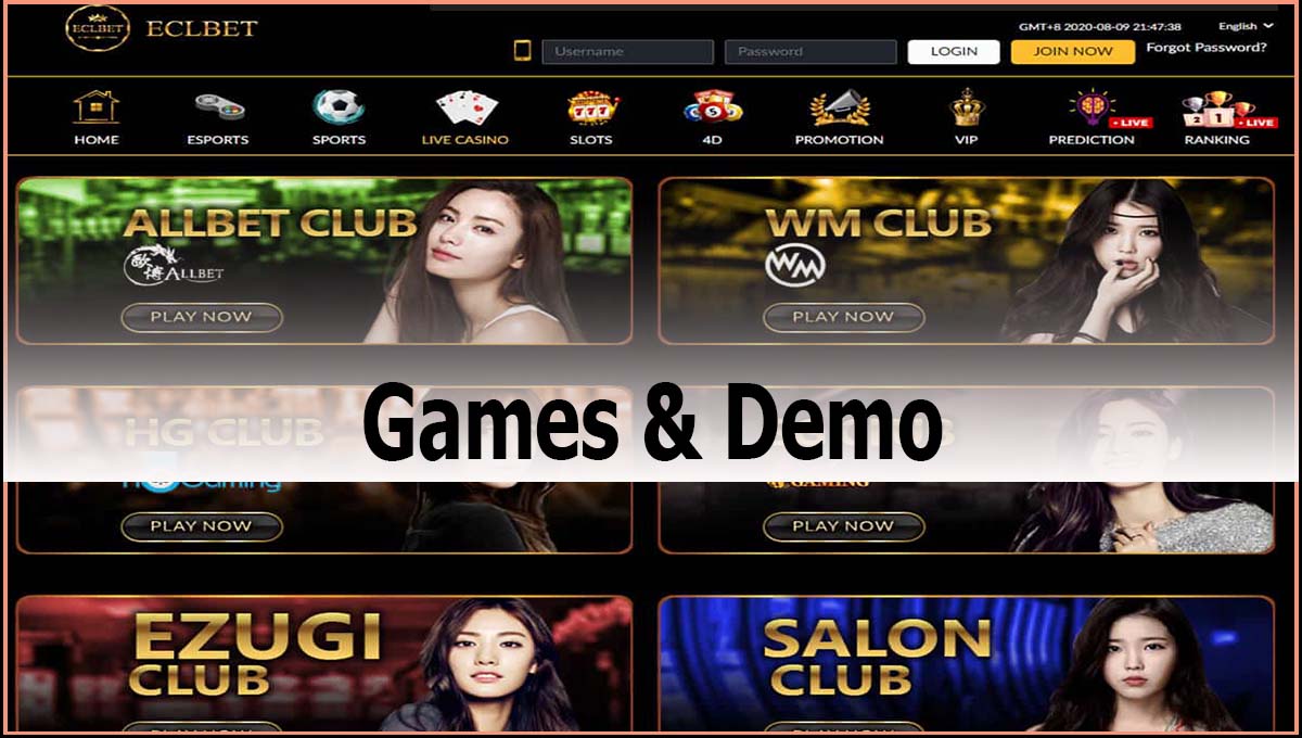 eclbet online casino game demo