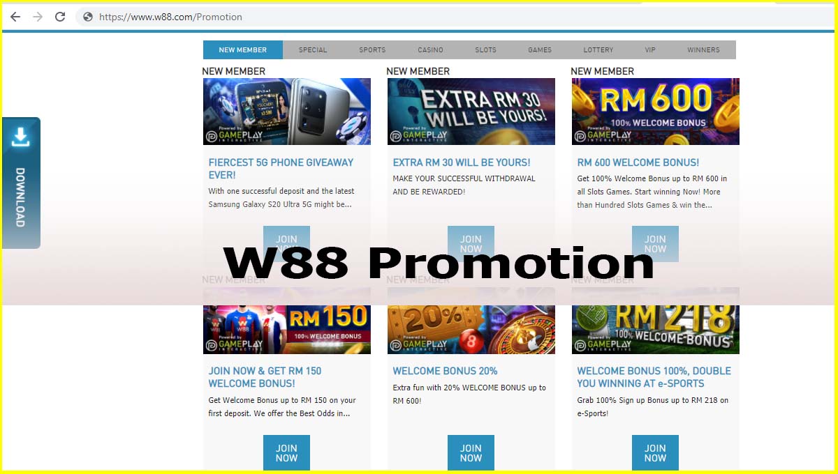 W88 Malaysia Promotion